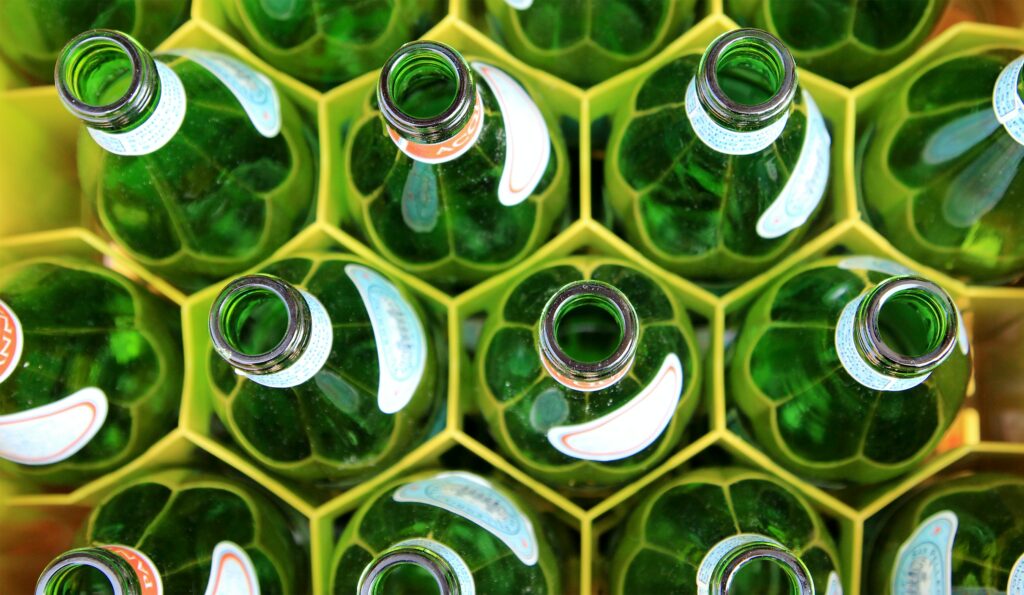 bouteille recyclées réservoir tuteur
